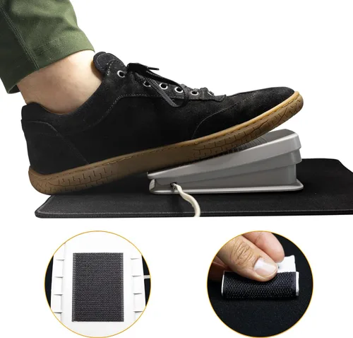 Vista 2 de LYDKIN Alfombrilla antideslizante para pedal de máquina de coser, alfombrilla antideslizante para pedal de máquina de coser, almohadilla de pedal