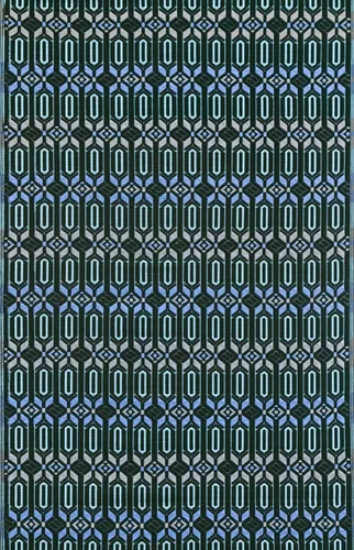 Vista 34 de Mad Mats® Alfombra geométrica para exteriores, tapete de plástico reversible (4 x 6 pies, tejido de cesta, piedra blanca)