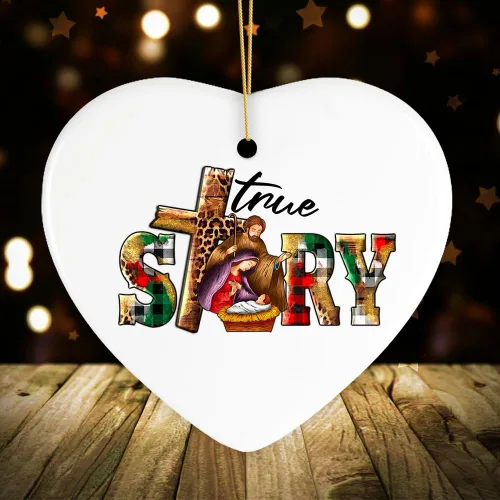 Vista 14 de Adornos de Navidad con temática religiosa, decoraciones de Natividad y Jesucristo