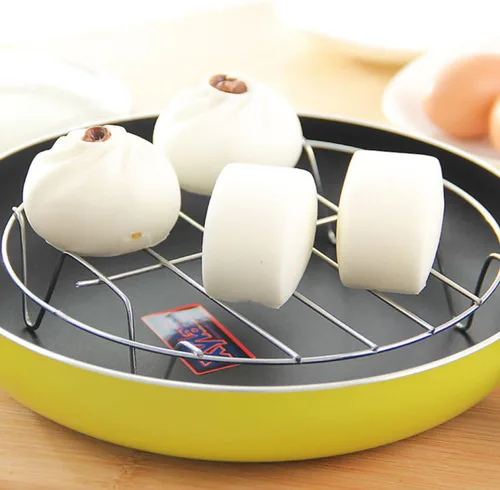 Vista 7 de 6 Pcs Cooking Rack Steam with Footed Base Stainless Steel