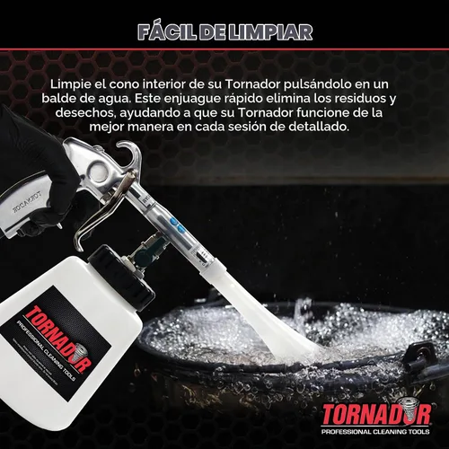 Vista 8 de Tornador z-011 Pistola para espuma, Negro