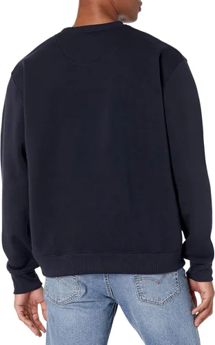 Vista 2 de Southpole Sudadera básica de forro polar con cuello redondo para hombre