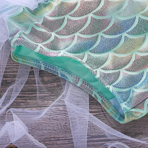 Vista 4 de Traje de baño para bebé con diseño de sirena