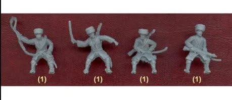 Vista 4 de Figuras de modelo de plástico Basmachi, Guerra Civil Rusa, 1918-1922 1/72 Orion 72026