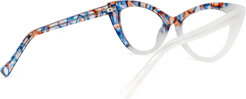 Vista 4 de Zeelool Gafas de bloqueo de luz azul de ojo de gato para mujer, gafas de protección UV400, Maxine WA454518