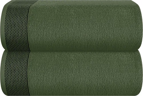 Vista 17 de Belizzi Home Juego de 3 toallas de algodón ultra suave, contiene una toalla de baño de 28 x 55 pulgadas, una toalla de mano de 16 x 24 pulgadas y un