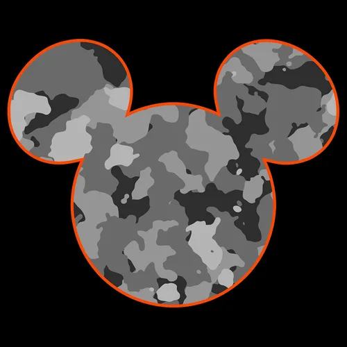 Vista 2 de Disney Logotipo de Mickey Camo para niños