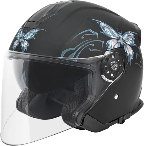 Vista 10 de VCAN V88 - Casco de motocicleta de cara abierta de 3/4, aprobado por ECE y DOT
