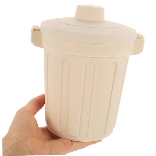 Vista 5 de Cabilock Caja de almacenamiento de escritorio multifunción Bote de basura Soporte de pluma de plástico Contenedor de cepillo de maquillaje