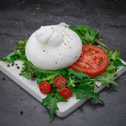 Vista 3 de Mamma's Burrata Mozzarella Queso Italiano - 8 oz / 227 g