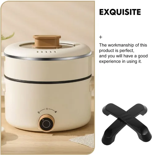Vista 4 de Mango de tapa para olla arrocera eléctrica triangular universal, perilla de repuesto de plástico resistente para utensilios de cocina, compatible