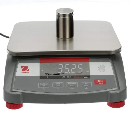 Vista 3 de Ohaus, R41ME3, Báscula compacta de banco, 6 lb x 0.0002 lb, NTEP