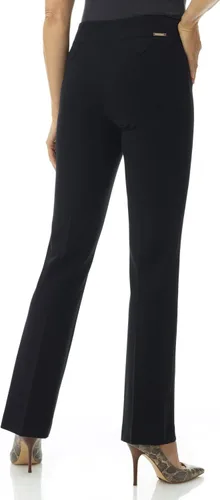 Vista 3 de Rekucci Secret Figure - Pantalón con corte de bota y cintura elástica para mujer, con control de abdomen