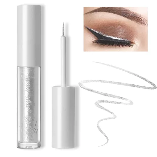 Vista 3 de Erinde Sombra de ojos delineador de ojos con purpurina líquida #01#03