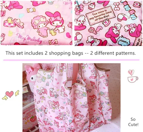 Vista 3 de Kerr's Choice Bolsa de comestibles portátil ligera Bolsa de compras de gran capacidad Bolsa de asas reutilizable duradera Accesorios de viaje