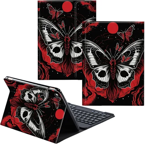 Vista 66 de Para Samsung Galaxy Tab S6 Lite Funda 2022/2020 Teclado Inalámbrico Desmontable Y Cubierta De Soporte De Cuero PU Funda Protectora Para Samsung