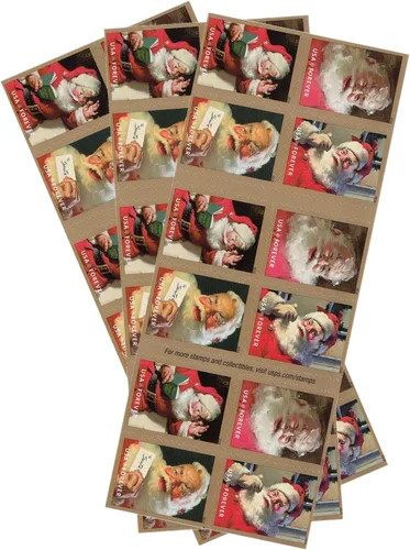 Vista 8 de Sellos Sparkling Holidays Forever 2018 (1 regular + 1 hoja de recuerdo)