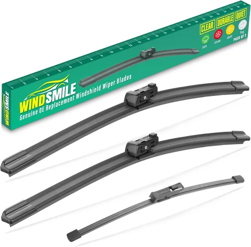 Vista 47 de 15" 15" 13" Juego de 3 limpiaparabrisas de repuesto para parabrisas para Jeep Wrangler 2007-2017 / Jeep Wrangler JK 2008-2018 limpiaparabrisas