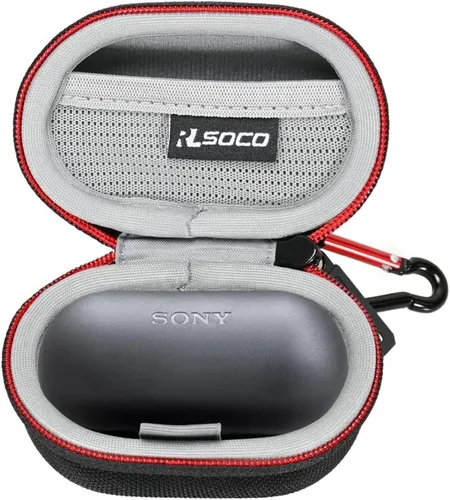 Vista 5 de RLSOCO Funda de transporte para auriculares Sony WF-XB700 verdaderamente inalámbricos Bluetooth (solo funda)