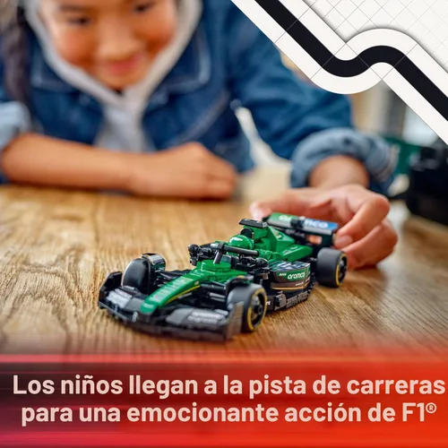 Vista 3 de LEGO Speed Champions Aston Martin Aramco F1 AMR24 - Juego de construcción para niños, niños y niñas, a partir de 10 años, auto de juguete