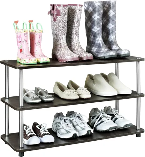 Vista 7 de ClosetMaid 5063 3-Tier Zapato Organizador, Café expreso