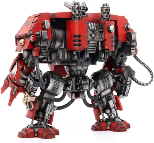 Vista 2 de Joytoy Warhammer 40K Figuras de acción a escala 1/18 Joy Toy Figura de modelo de mecha Blood Angels Furioso Dreadnought Hermano Samel