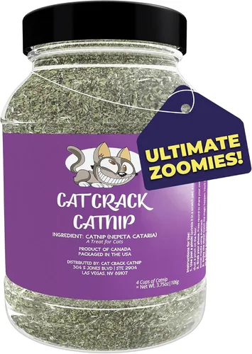 Vista 8 de Cat Crack Hierba Gatera, Mezcla de Hierba Gatera Inductora de Zoomies, Hecha en América del Norte y 100% Natural, Tratamientos de Hierba Gatera