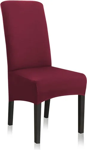 Vista 9 de Fundas elásticas para sillas de comedor, XL/extragrandes, extraíbles y lavables, suaves, de Spandex extra grande para sillas de comedor para cocina