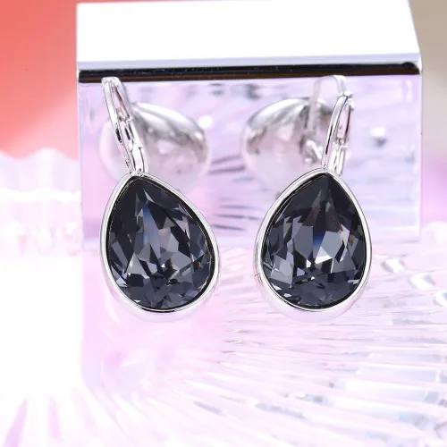 Vista 3 de Xuping Jewelry Fashion Huggies Crystal Earring for Women