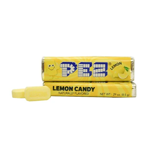 Vista 4 de Rollos de repuesto de caramelo Pez, (25 unidades) ¡Elige tu sabor favorito! (limón)