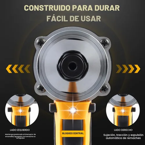 Vista 5 de Remachadora inalámbrica eléctrica compatible con batería Dewalt 20V Max