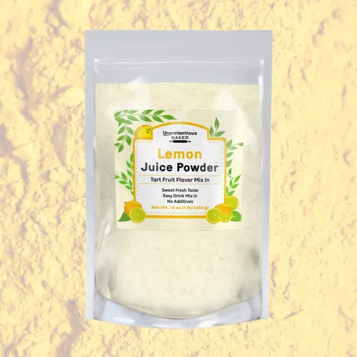 Vista 3 de Unpretentious Jugo de limón en polvo, mezcla fácil de beber, sabor agrio fresco (1 libra)