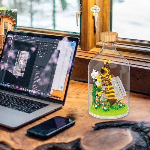 Vista 3 de Juego creativo de insectos para amigos, minianimales para adultos, regalo de fiesta para amigos, amantes de la naturaleza, decoración del hogar