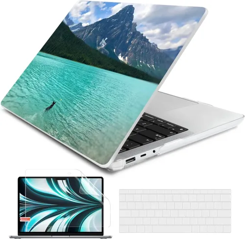 Vista 8 de Batianda Funda personalizable para portátil Microsoft Surface 5 4/3 de 13,5 pulgadas con reposamanos Alcantara modelo 1950/1867, carcasa rígida