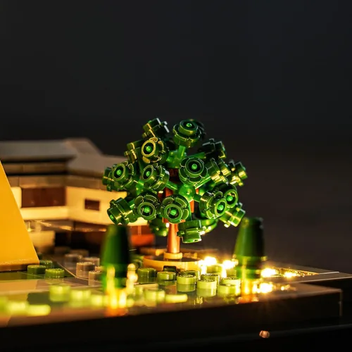 Vista 8 de LocoLee Kit de luces LED compatible con LEGO Himeji Castle 21060, LEGO Architecture Castle Creative Lighting Set Accesorios compatibles con LEGO