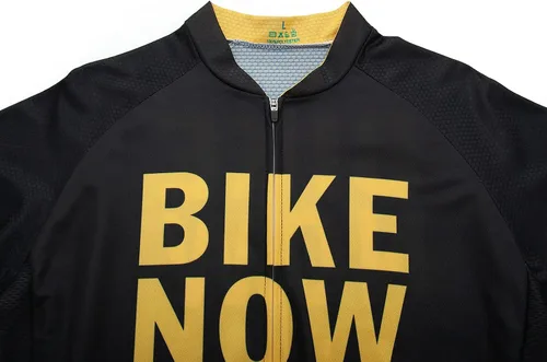 Vista 4 de BIKE BEER Bike Now Maillot de ciclismo Jersey de cerveza para hombre, camiseta de ciclismo S negro, Negro