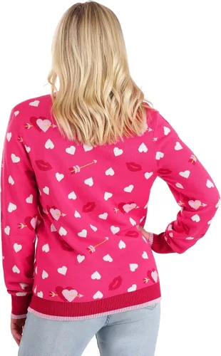 Vista 7 de Adult Love A Lot Bear Valentine's Sweater
