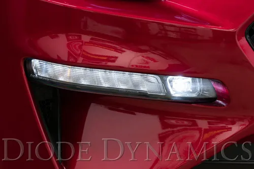 Vista 2 de Diode Dynamics Elite Series - Lámpara antiniebla combinada compatible con Ford Mustang 2018-2023 (USDM), blanco frío (juego)