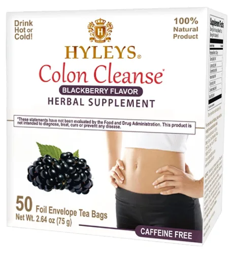 Vista 17 de Hyleys Colon Cleanse Tea Sabor Acai Berry - 25 bolsas de té (paquete de 1)
