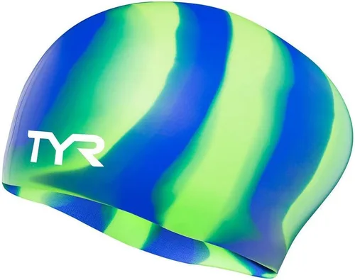 Vista 15 de Gorro de natación TYR, de silicona, ideal para pelo largo, no se arruga