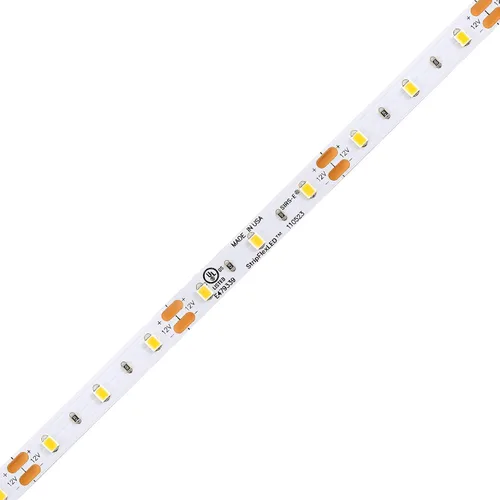 Vista 7 de SIRS-E StripFlexLED - Tira de luces LED blancas, 12 V, 60 LEDs/m, 2700 K, blanco cálido, 16.4 pies (16.4 ft), certificación UL, fabricada en Estados