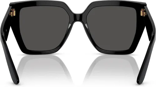 Vista 3 de Dolce & Gabbana Gafas de sol DG 4438 50187 Negro Gris Oscuro, Negro Gris Oscuro