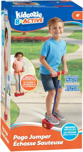 Vista 2 de Kidoozie Puente de espuma Pogo - Juego en interiores y exteriores - Fomenta un estilo de vida activo - Hace sonidos chirriantes, capacidad de 250