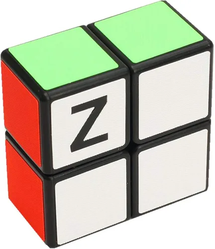 Vista 5 de Cuberspeed Z 2x2x1 Super Floppy Cubo Mágico Negro Fácil Cubos para Niños 1x2x2 Speed Cube