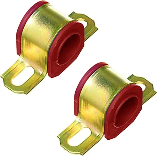 Vista 2 de 4 piezas de soporte de barra estabilizadora delantera + kit de buje rojo código se adapta a modelos seleccionados Blazer, Silverado 2500 HD