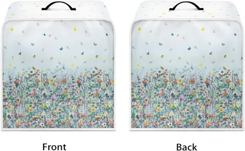 Vista 80 de Funda para cafetera, poliéster, azul, se adapta a la mayoría de máquinas de café estándar, protector resistente al polvo, huellas dactilares Playa