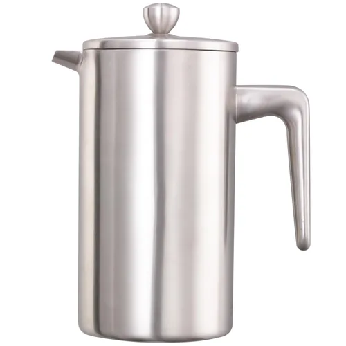 Vista 10 de Service Ideas Prensa francesa de café de doble pared, 12oz, acero inoxidable PDWSA350BS en cepillado