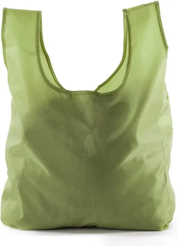 Vista 8 de Mato & Hash Bolsas de comestibles reutilizables Plegables con bolsa de cuerda integrada Bolsa de nailon Ripstop