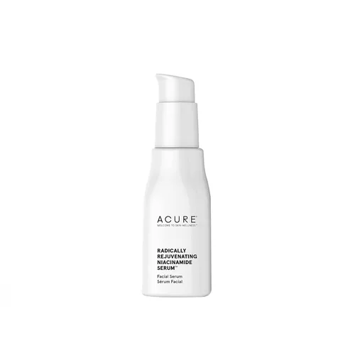 Vista 2 de Acure Suero de niacinamida rejuvenecedor radicalmente – Suero de apoyo facial antienvejecimiento con niacinamida, aceite de semilla de cáñamo y zinc