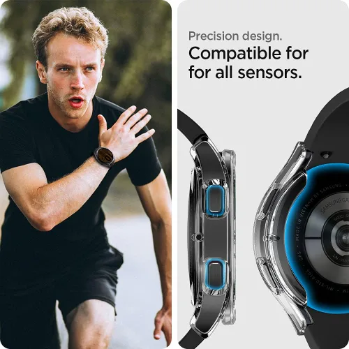 Vista 5 de Spigen Funda ultra híbrida para Samsung Galaxy Watch 5/4 de 1.732 in (2022/2021)